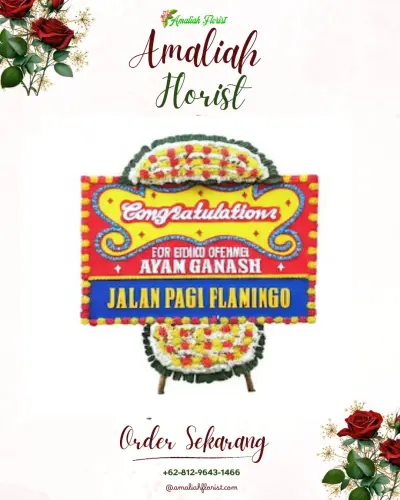 Bunga Papan Congratulation di Sendangadi